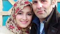 خانم مجری تلویزیون در آغوش همسرش + عکس