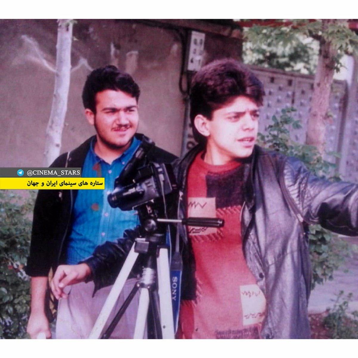عکس نوجوانی مهران غفوریان با سبیل بامزه اش