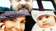 عکس همسر دوم و دختر هومن سیدی