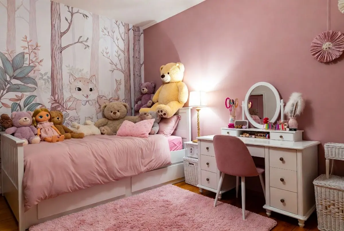 10 ایده دکوراسیون اتاق خواب دخترانه ساده و شیک