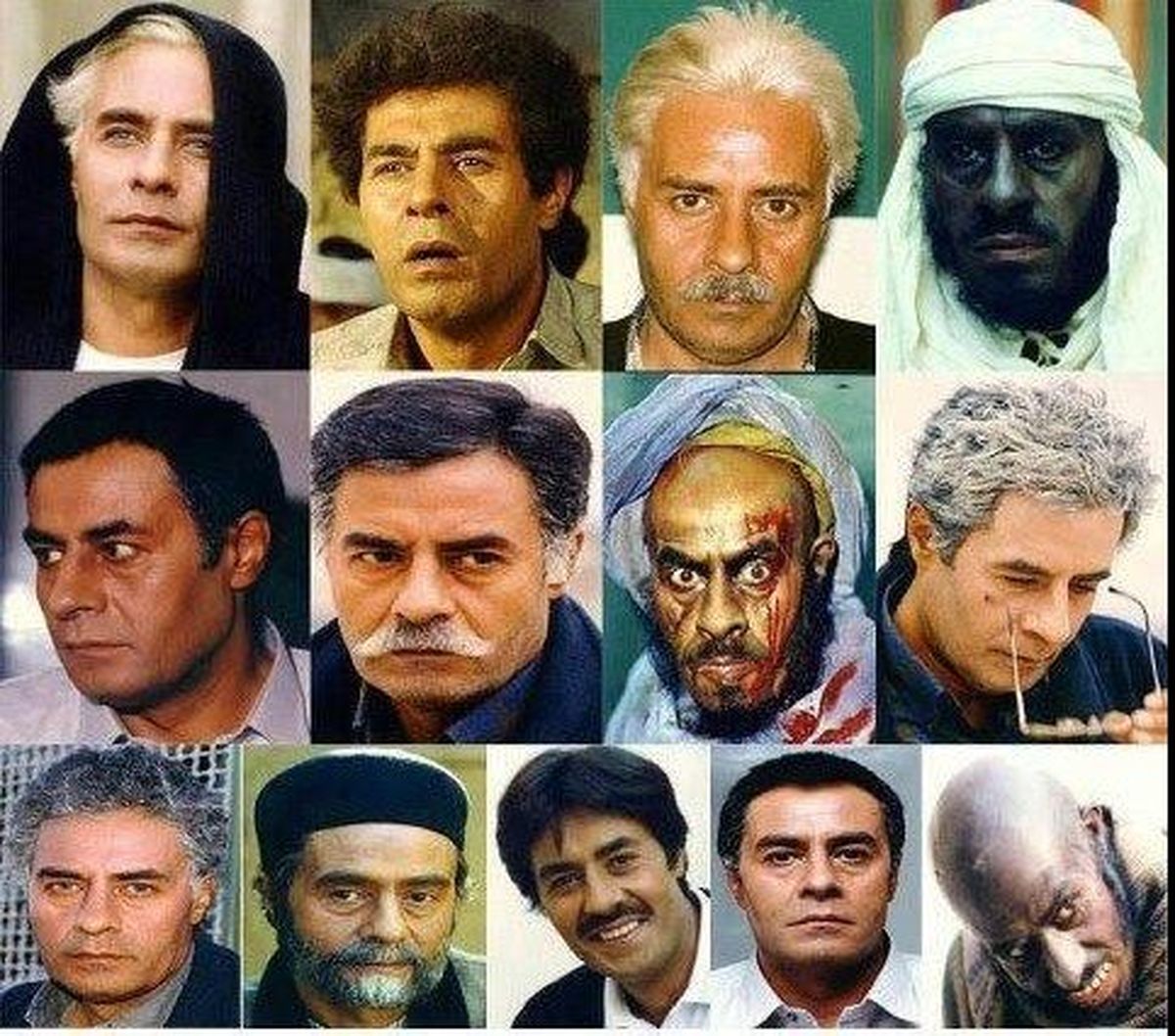 گریم های سالیان دراز مرحوم شکیبایی + عکس