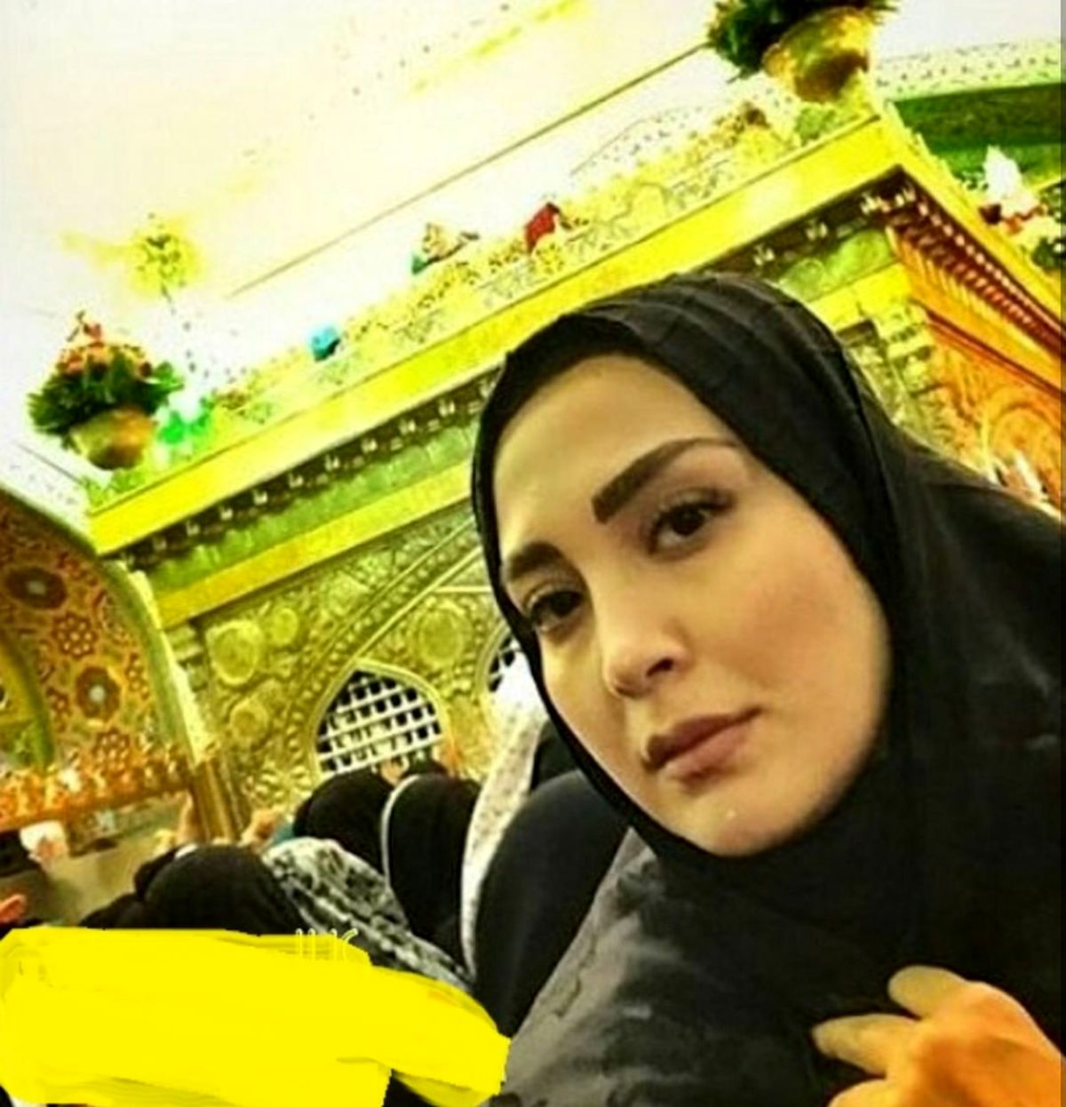 مریم معصومی با حجاب کامل در سفر+عکس