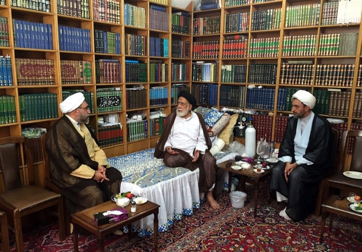 عیادت حجت‌الاسلام مروی از حجت‌الاسلام طباطبایی+ تصاویر