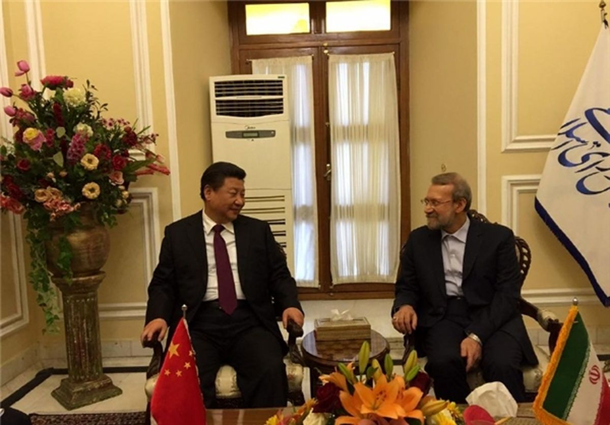 لاریجانی:حمایت مجلس ایران از توسعه روابط با چین 