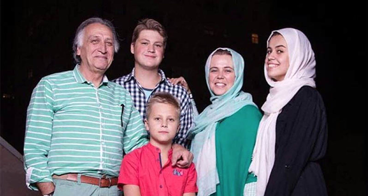 خانواده اروپایی احمد نجفی+ عکس