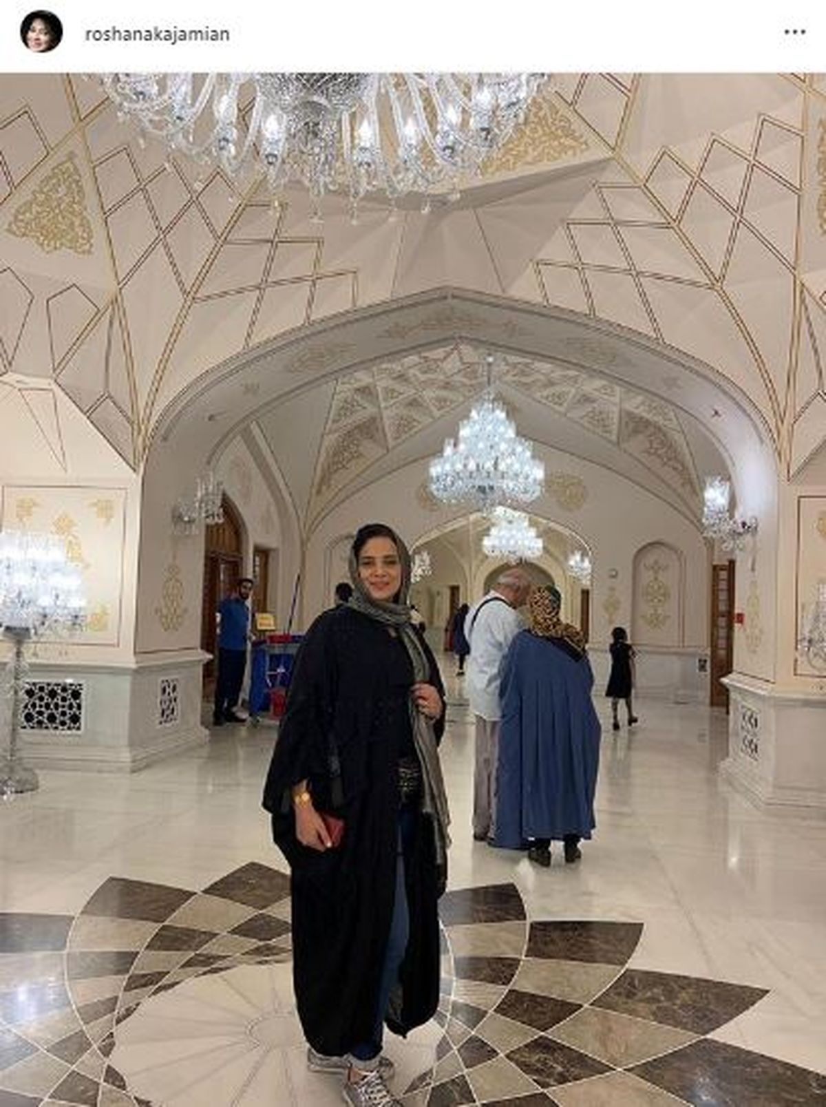 گردش روشنک عجمیان در ایران مال+عکس
