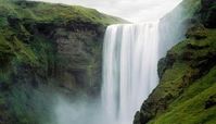 آبشاری زیبا و شگفت انگیز در ایران 