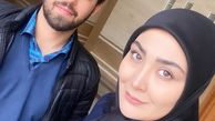سلفی گرفتن مریم معصومی در پشت صحنه + عکس