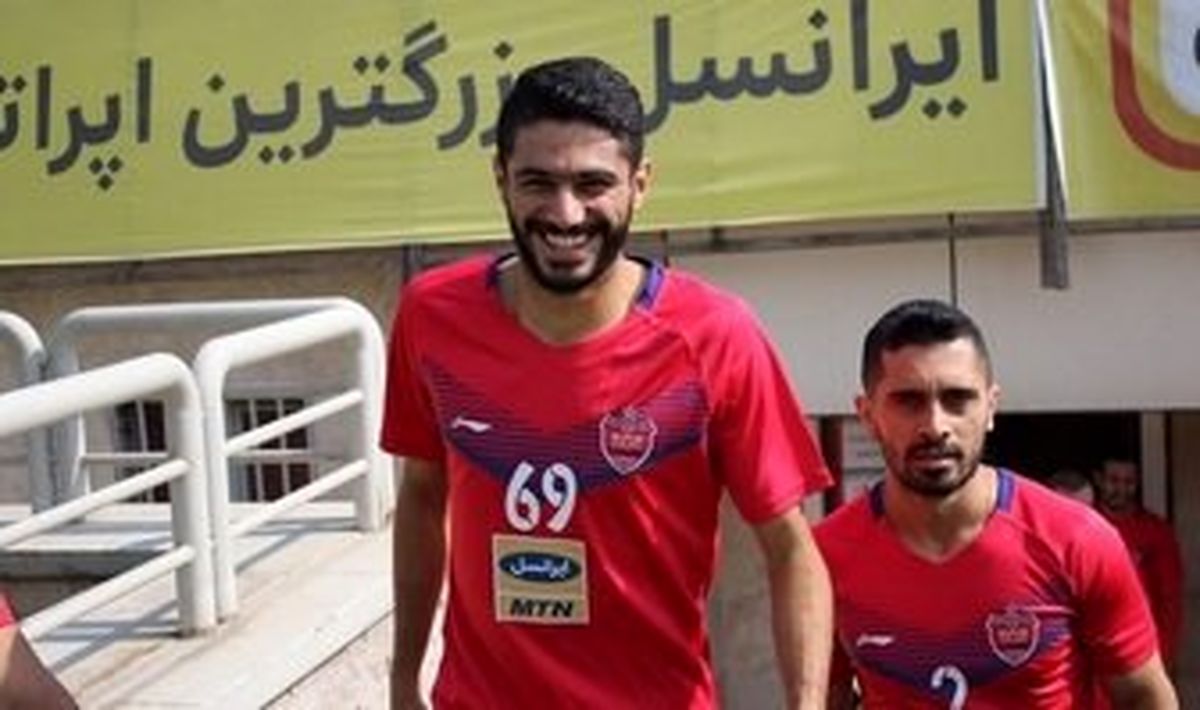 واکنش جالب مدافع پرسپولیس به فینالیست شدن داماش در جام حذفی + عکس