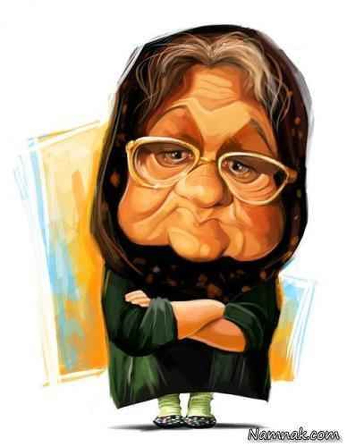 کاریکاتور اکبر عبدی