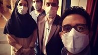 نیما کرمی و دوستانش در پشت صحنه‌صبحی دیگر + عکس