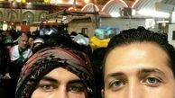 ارسلان قاسمی و دوست صمیمی اش در اربعین+عکس