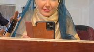چهره خواب آلود خانم مجری سر صحنه + عکس