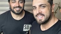 دوست بدنساز مجری مشهور + عکس