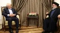 دیدار محمد جواد ظریف با سید حسن نصرالله + عکس