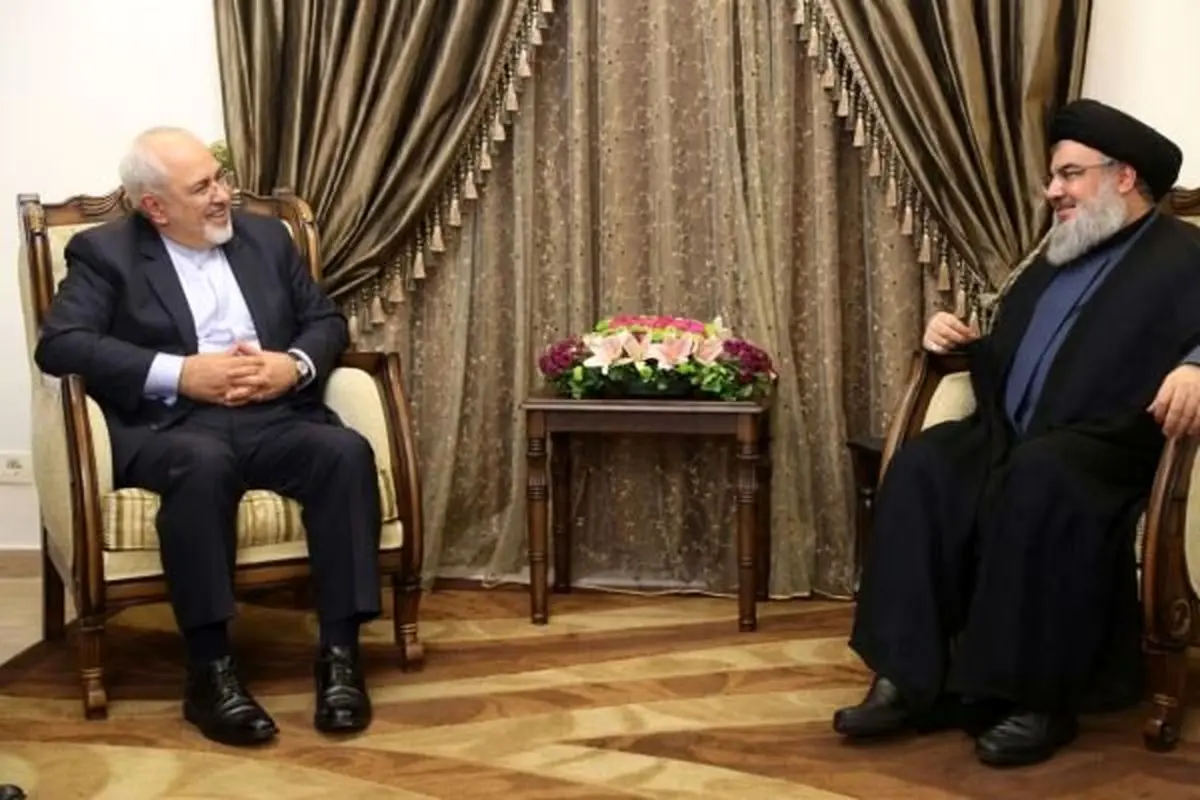 دیدار محمد جواد ظریف با سید حسن نصرالله + عکس
