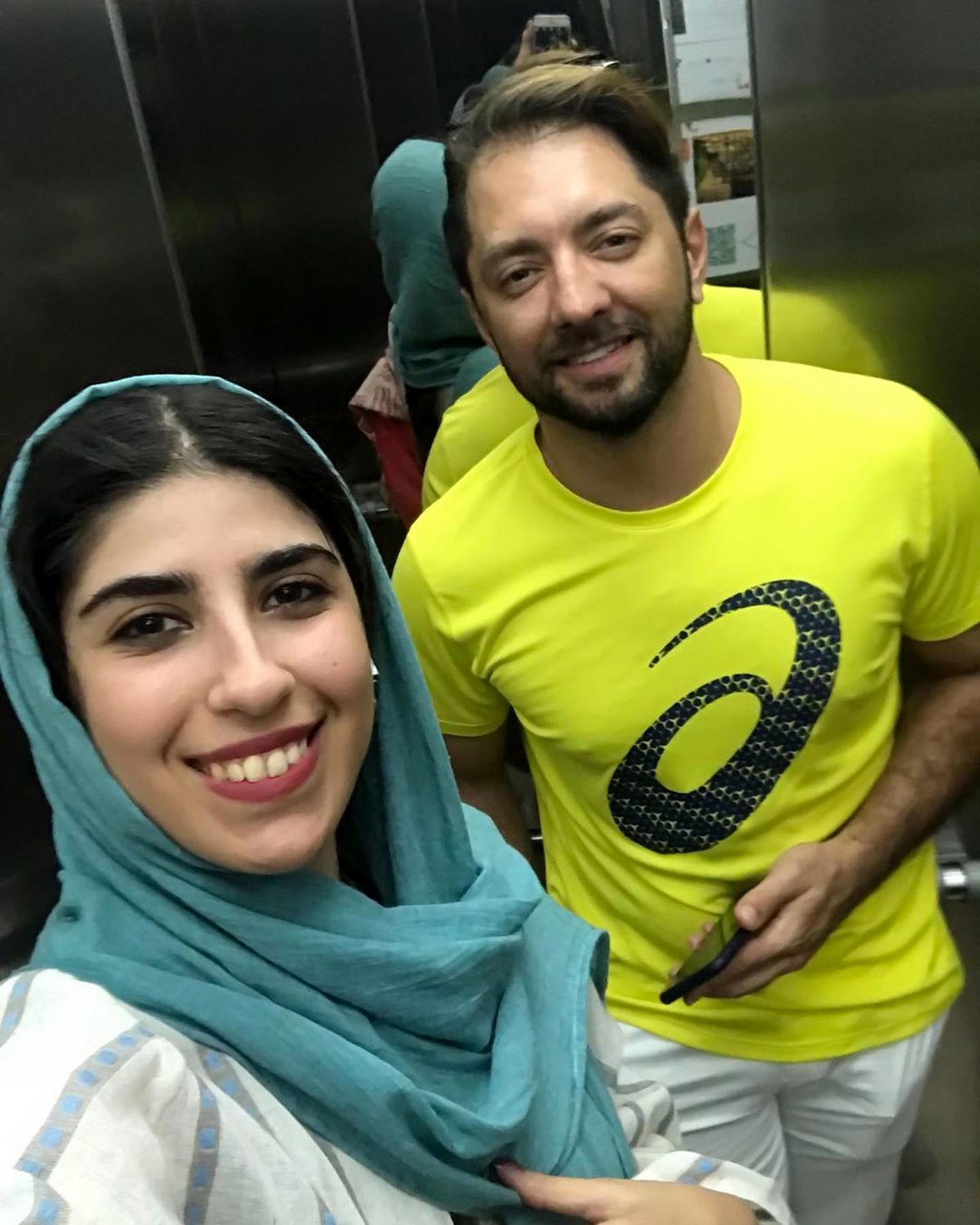 عکس بهرام رادان با همسفر جانش