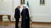 دیدار وزیر امور خارجه فرانسه با روحانی