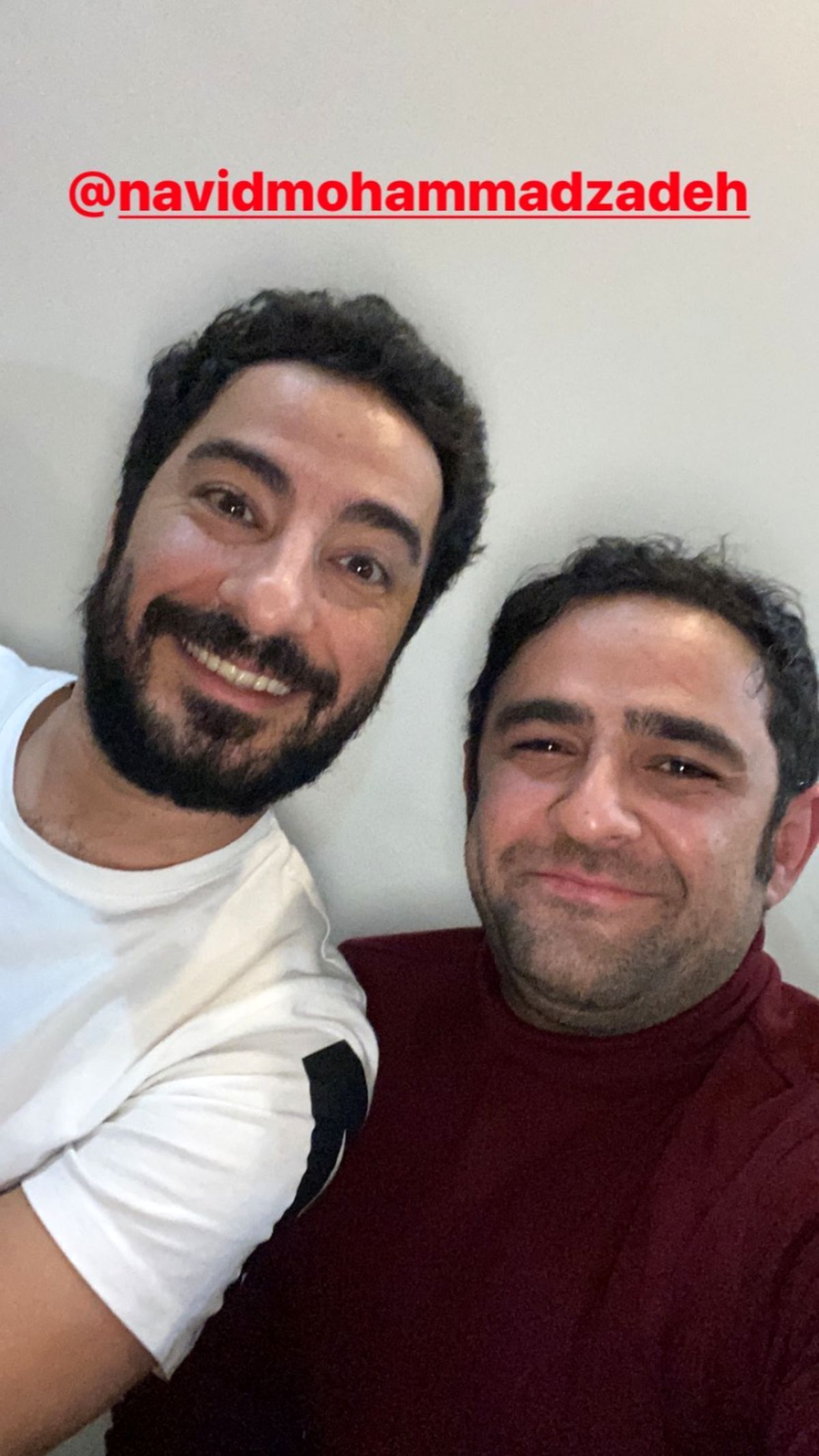 علی هاشمی در کنار نوید محمدزاده + عکس