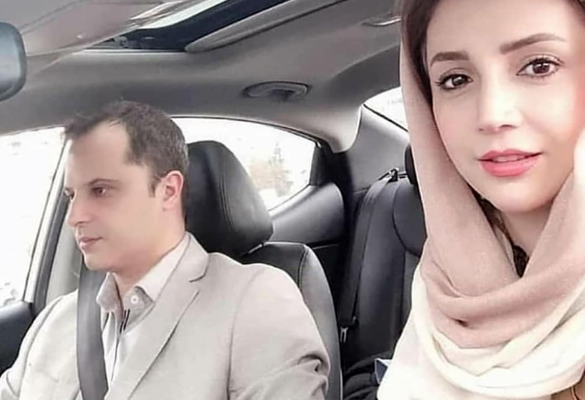 گردش شبنم قلی خانی و همسرش با ماشین لوکسشان+عکس