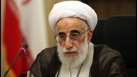 تصویری جالب از آیت‌الله جنتی در سفر خارجی