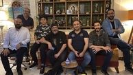مهران‌ احمدی و سگ بندی ها + عکس