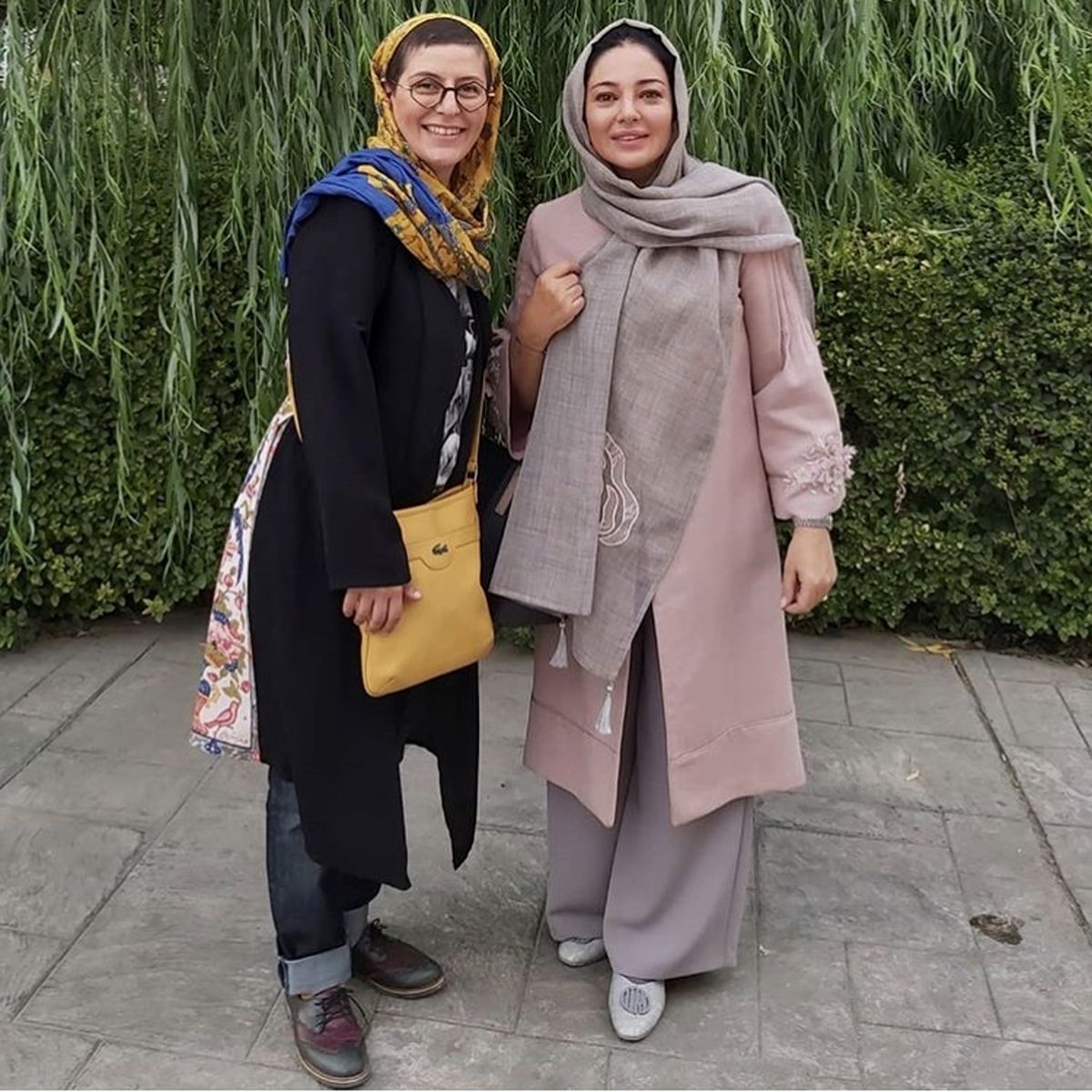 رزیتا غفاری و سوسن پرور در فضای سبز + عکی