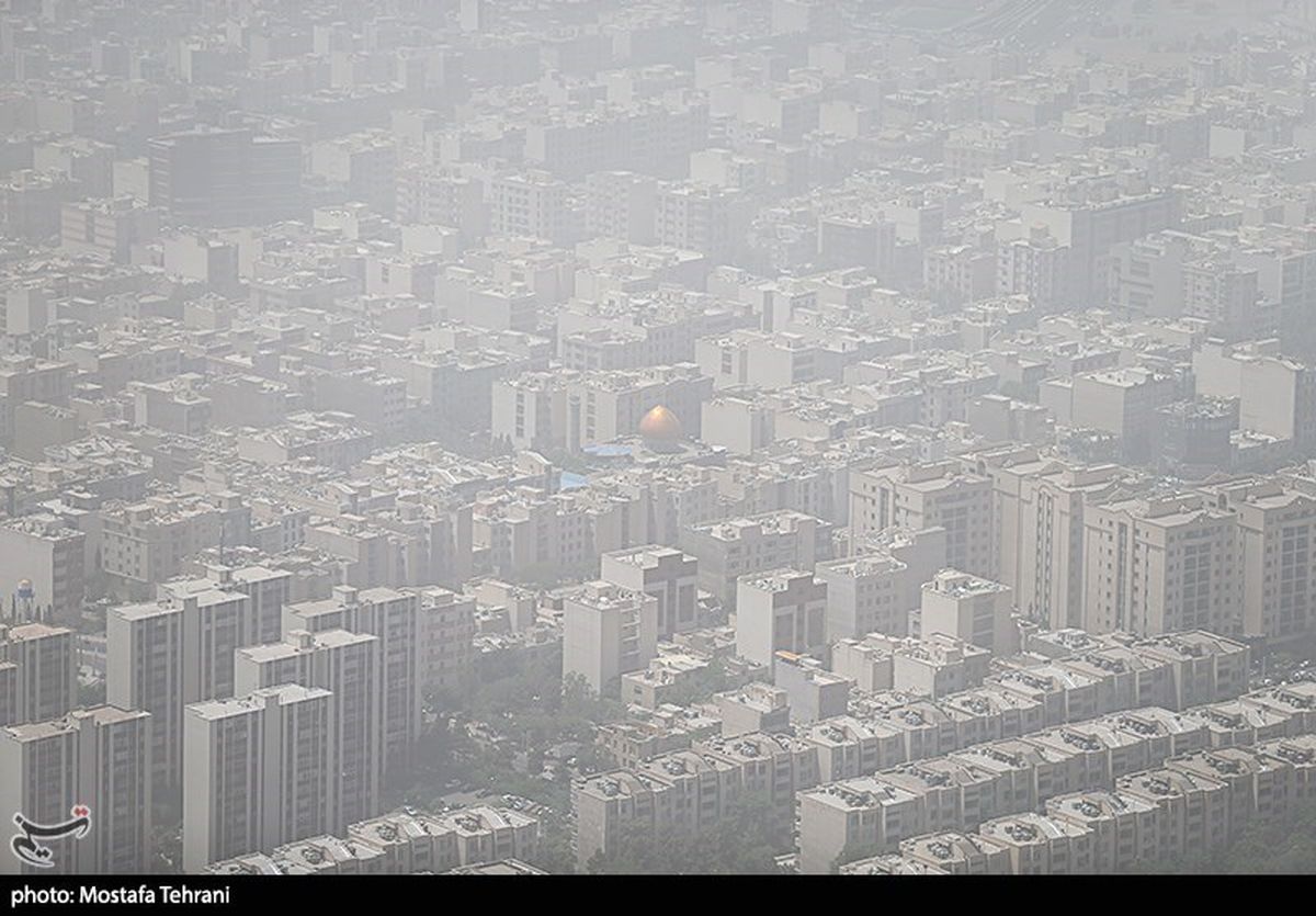 آلودگی هوای تهران در وضعیت قرمز