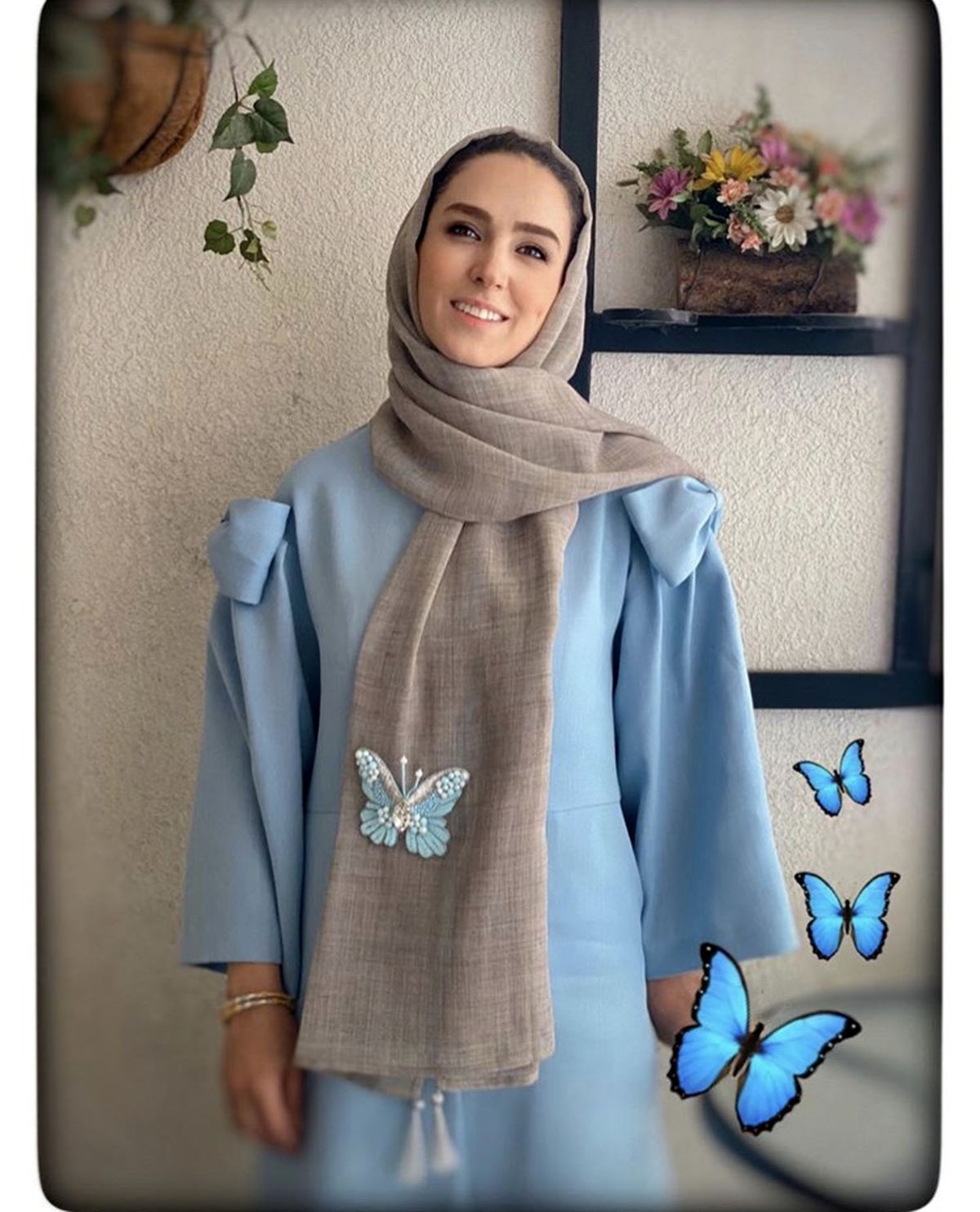 استایل شیک وساده سوگل طهماسبی + عکس