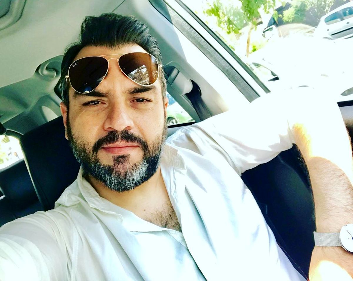 شهرام قائدی در ماشین شخصیش + عکس