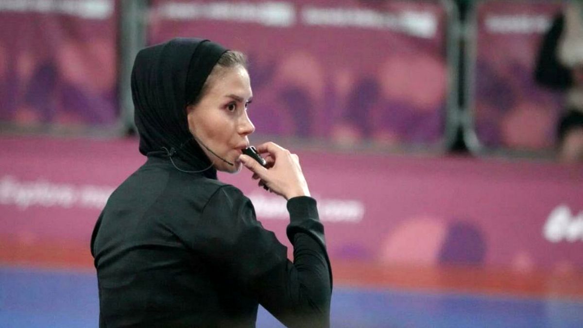 اتفاق باورنکردنی برای داور زن ایرانی