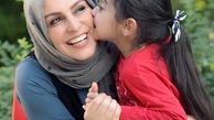 خوشحالی ماهچهره خلیلی از مادربودنش+عکس