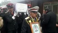 تشییع پیکر 3 پلیس شهید حادثه خیابان پاسداران