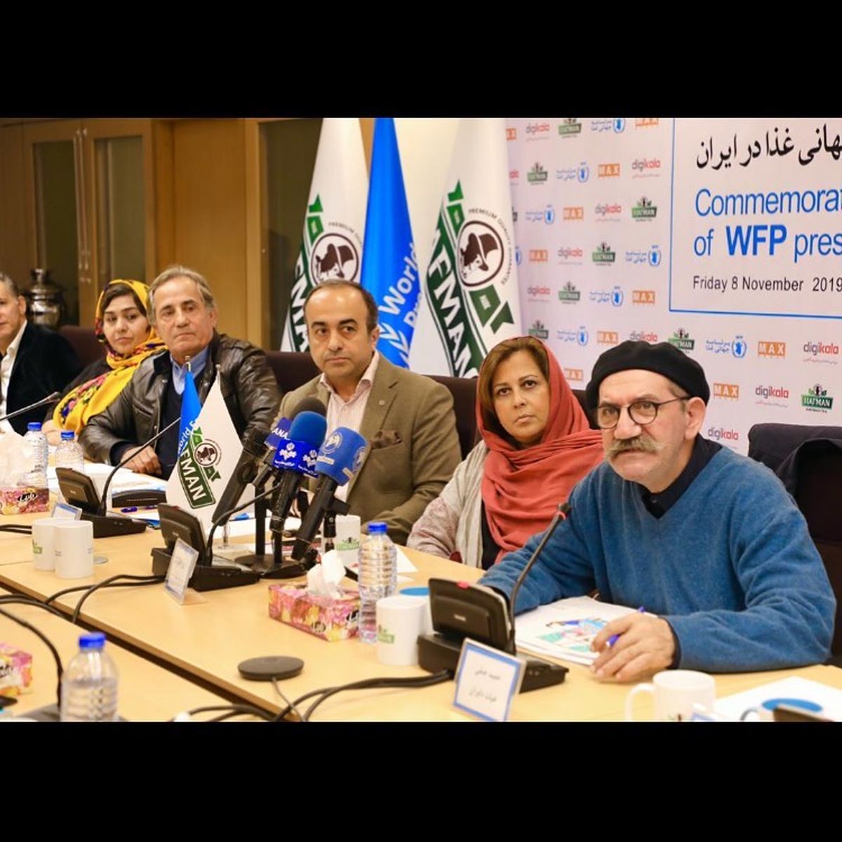 حمید جبلی و مجید مظفری در برنامه جهانی غذا+عکس