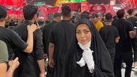 نفیسه روشن با چادر در بین الحرمین + عکس
