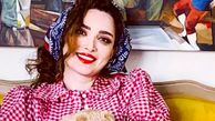 بهنوش طباطبایی در کنار گربه اش نارنگی + عکس