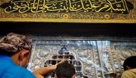 حال و هوای رزمندگان فاطمیون در نخستین ساعات بازگشایی حرم حضرت زینب (س)