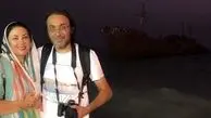 لاله اسکندری و برادرش در کنار کشتی یونانی+عکس