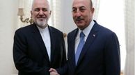 دیدار ظریف با وزیر امور خارجه ترکیه 