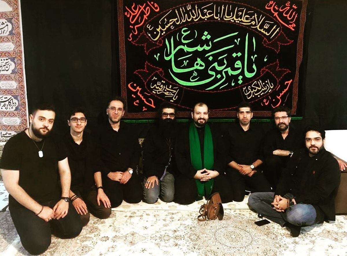 هیئت بی ریای امیرحسین مدرس+عکس