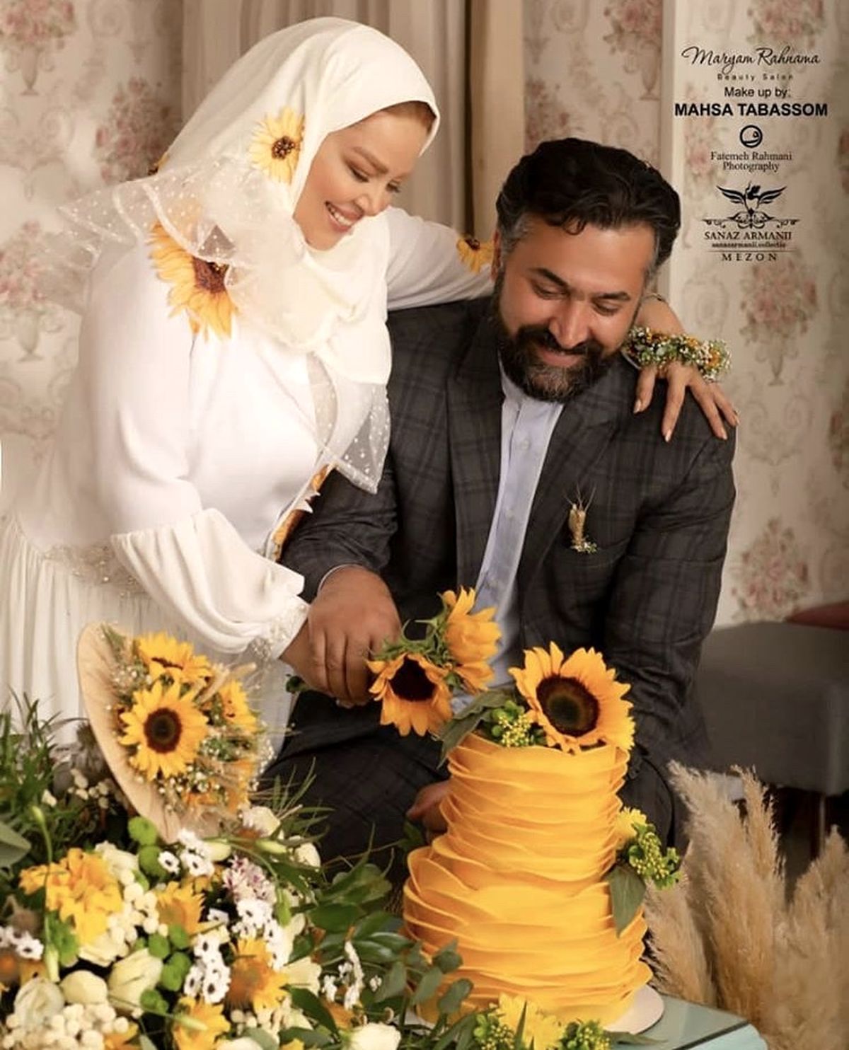 سومین سالگرد ازدواج لاکچری بهاره رهنما و همسرش + عکس