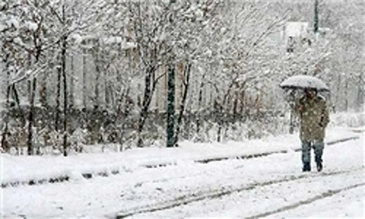 
بارش نخستین برف پاییزی تهران