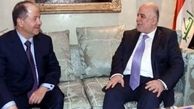 دیدار غیر علنی بارزانی و العبادی