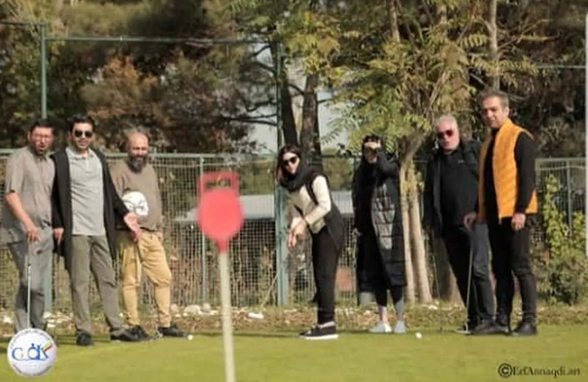 تیم گلف هنرمندان+عکس