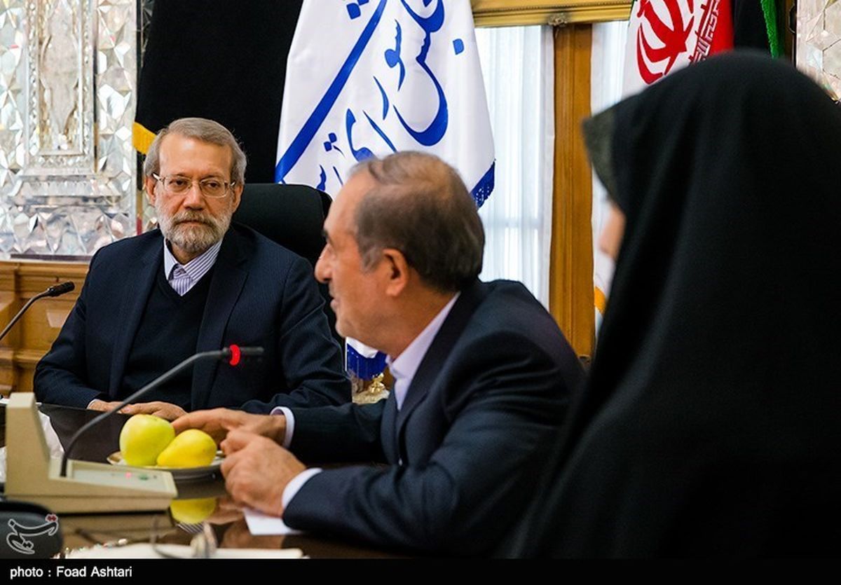 دیدار اعضای شورای شهر تهران با رئیس مجلس