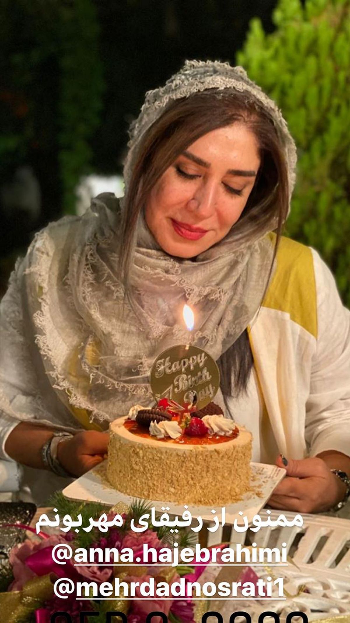 تولد نسیم ادبی + عکس