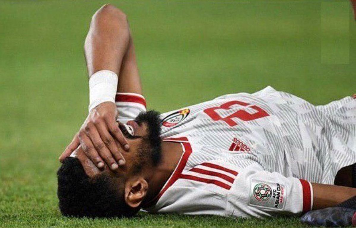 مدافع امارات ادامه جام را از دست داد