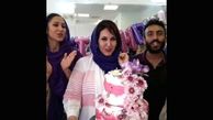 خوشحالی فاطمه گودرزی از جشن تولدش+عکس