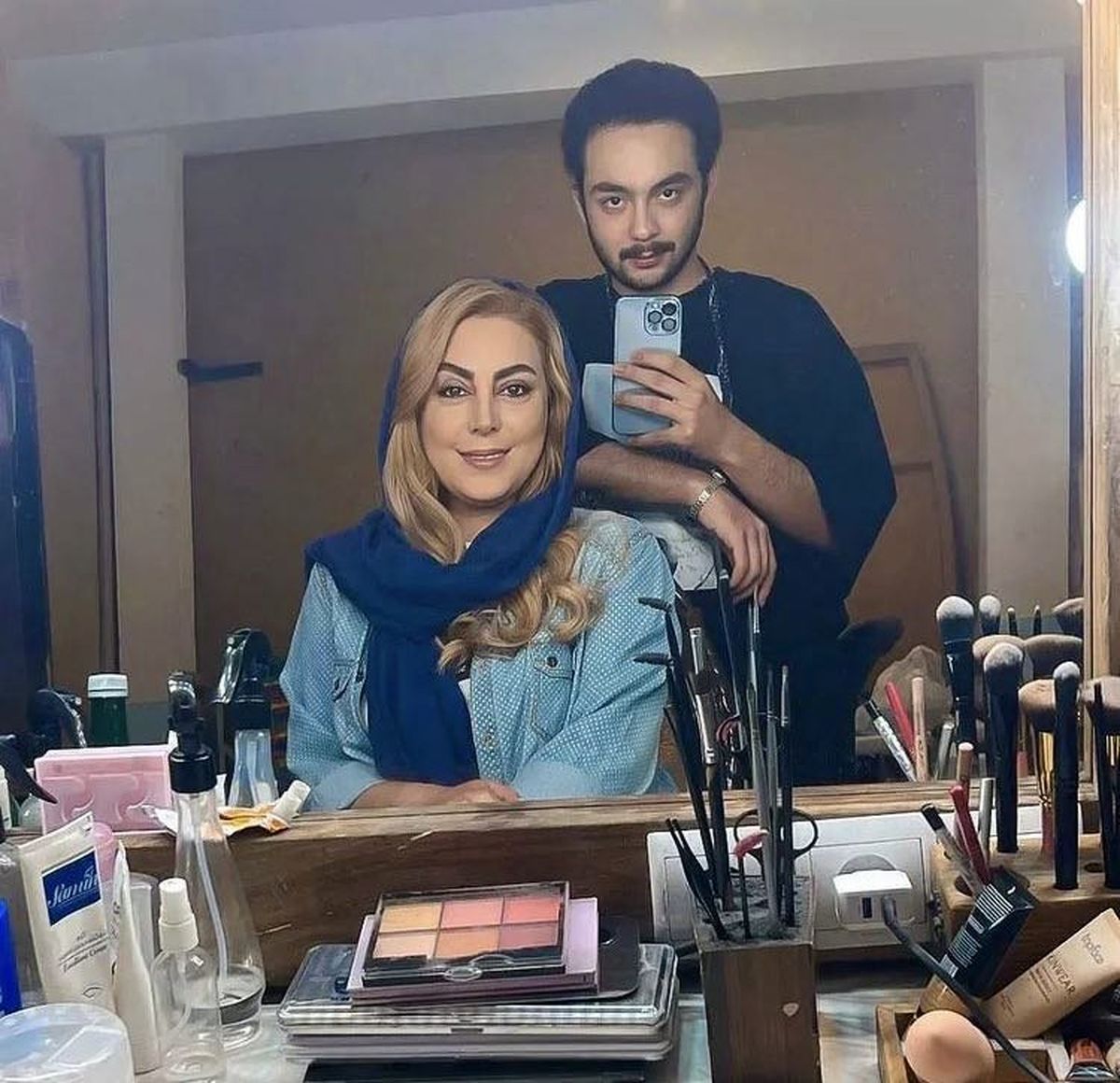 سلفی جدید مادر پسری نیلوفر شهیدی