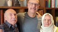 محمد بحرانی در کنار پدر و مادرش